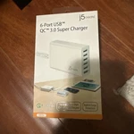 New J5CREATE Port Usb Fast-charging Power Adapter 5' Cord White. Fixed Price $25.00.