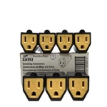 Eaton SA993 Black Cooper Wiring Grounding Connectors 15A-125V 7-PACK Outlet. Fixed Price $39.99.
