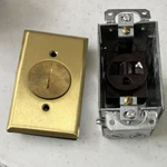 Bryant Brass Floor Assembly #5236BOX 15 Amp 125 V 2P Wire Grounding. Fixed Price $46.95.