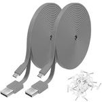 Pack 20FT Power Extension Cable Compatible With Wyze Cam Grey. Fixed Price $22.99.