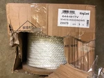 Kingcord 3/8" X 400' Nylon Solid Braid White 644491 Tv 235079. Fixed Price $49.50.