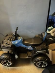 Joywhale Blue Battery Operated Atv Ride-on Toy For Kids Ages 3-7. Fixed Price $150.00.