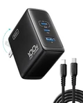 Iniu Usb Charger Block, 100W Gan Fast Charging, 3-PORT Compact Black. Fixed Price $44.90.