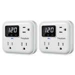 Surge Protector 3-OUTLET Power Strip With Voltage Stabilizer, 80V-140V .... Fixed Price $47.04.