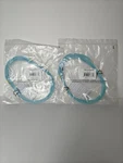 2-MONOPRICE 6387 3-METERS Lc/lc Multi Mode Duplex 10GB Fiber Optic Cable Aqua. Fixed Price $7.99.