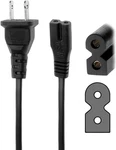 6FT Ac Power Cord Cable For Philips Tv Vizio NISPT-2 2X18AWG 2-PRONG Wire Lead. Fixed Price $9.83.