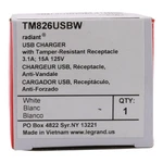 New Legrand Pass & Seymour TM826USBW Charger Outlets Tamperproof. Fixed Price $17.00.
