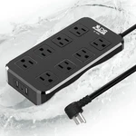 Outdoor Power Strip Weatherproof, Waterproof Surge Protector With 8 Wide Outl.... Fixed Price $46.10.