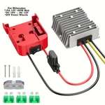 18V To 12V Step Down Converter For Milwaukee M18 Battery 15A 180W Power Wheels. Fixed Price $23.39.