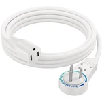 Maximm Ft. 16/3 White 1-OUTLET 360 Deg. Rotating Plug Extension Cord. Fixed Price $15.99.
