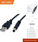 Startech 3FT Usb To Type M Barrel Dc Power Cable - Durable 5V Charging Solution. Fixed Price $9.99.