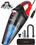 Astroai Portable Car Vacuum, W/accessories, 12V, Led, 16.4 Ft Cord, Red. Fixed Price $29.99.
