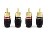 Deadbolt Rca Plugs Solderless Audio/video Connectors, Gold-plated, Screw-termi. Fixed Price $13.48.