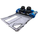 New Clam Ice Fish Tent Shelter Removable Voyager/thermal Floor W/carry Bag, Gray. Fixed Price $75.00.
